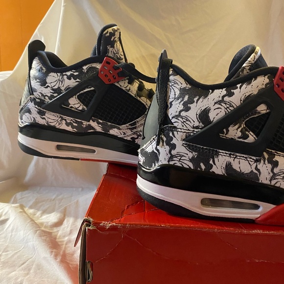 The Air Jordan 4 Retro Tattoo sneakers size 13 like new - Picture 4 of 14